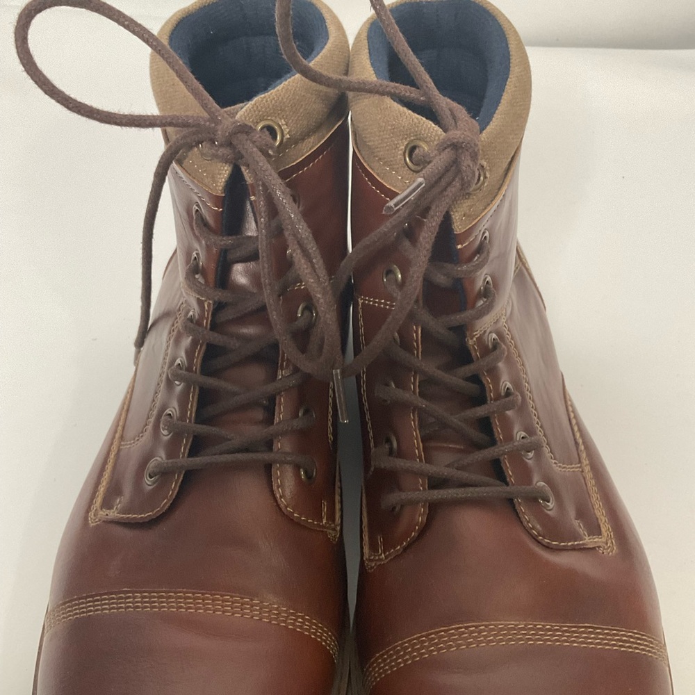 Miralto Men’s Brown Lace-Up Casual Ankle Boots; Like New Size 11D. - Picture 11 of 12